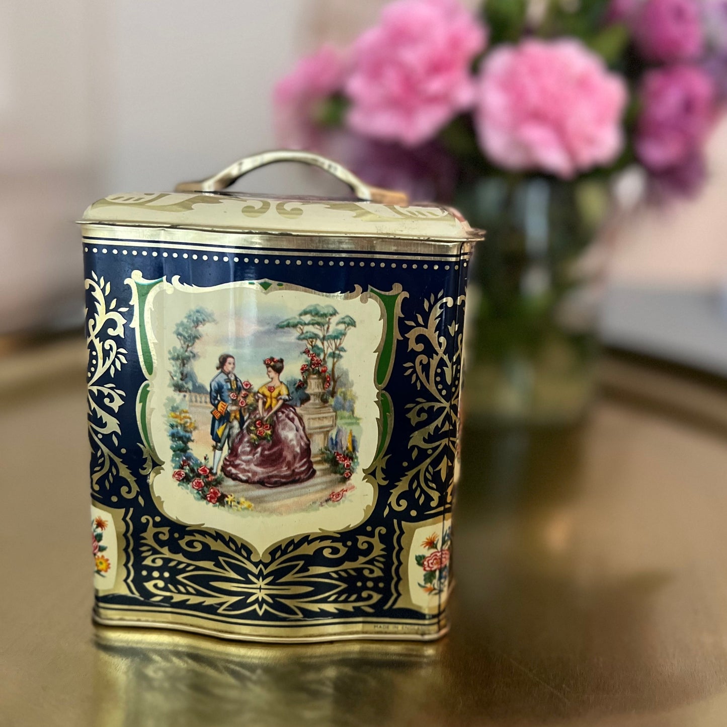 Vintage English Tins Candled