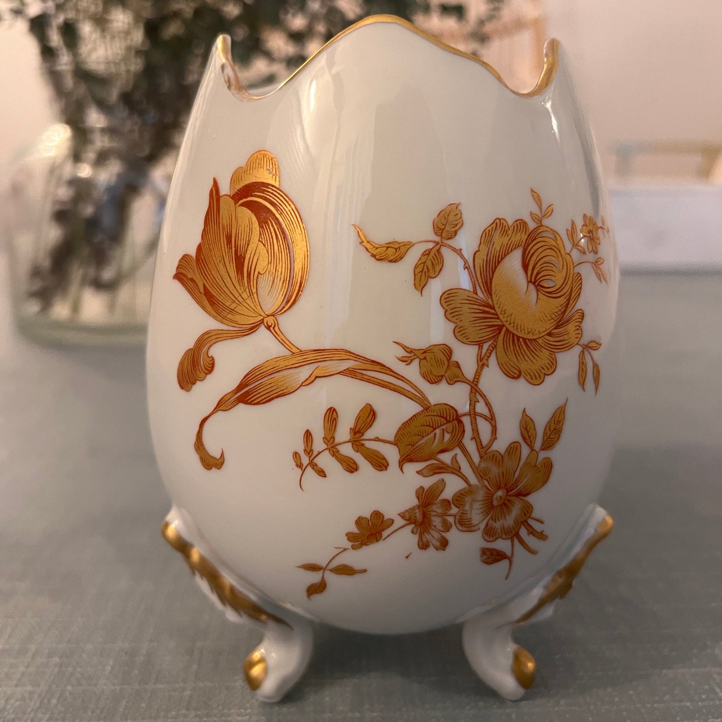 Rare Vintage Limonges China Candle