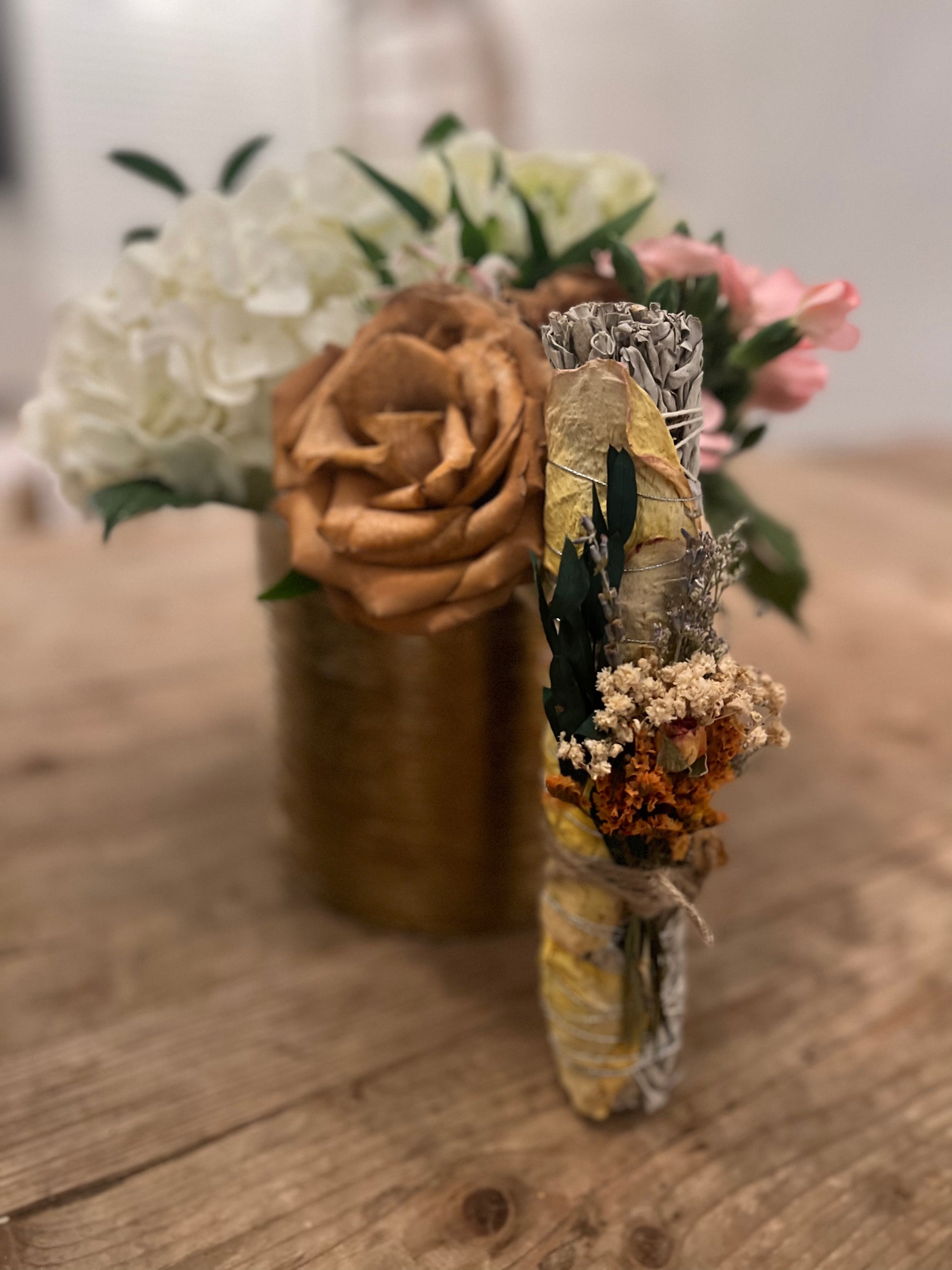 5 Gorgeous Floral Smudge Sticks Ideal for Gifting Good Vibes - Grace &  Lightness Magazine